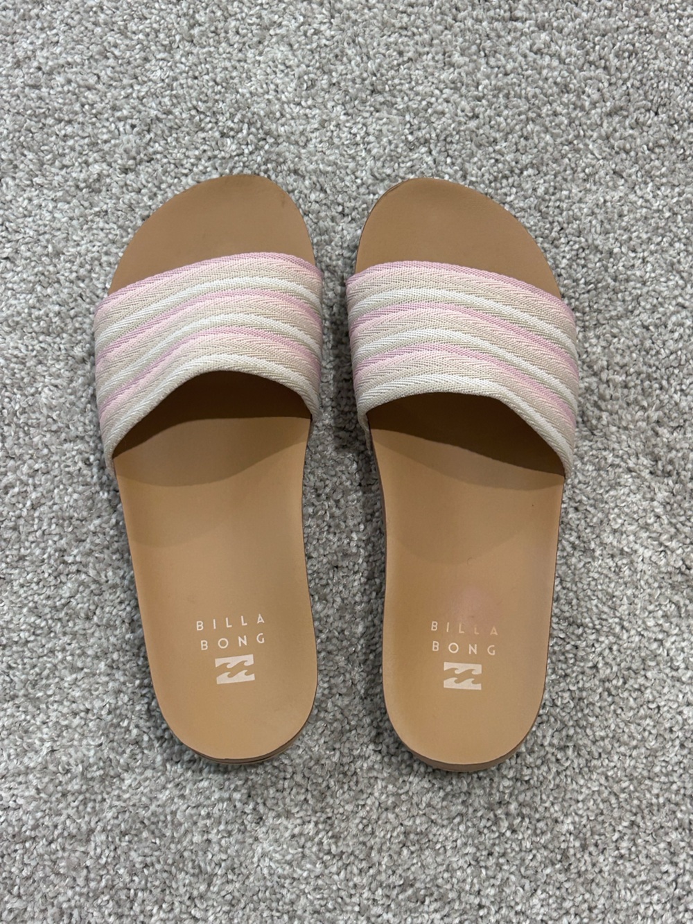 Billabong slides sandals size 7